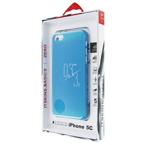 фото Чехол itskins zero.3 для iphone 5c blue