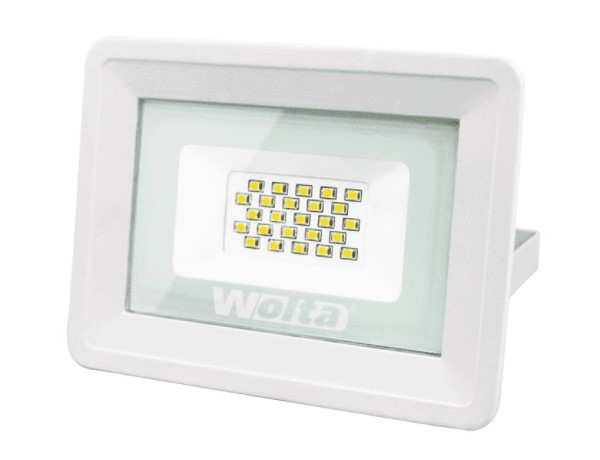 фото Прожектор светодиодный wolta 20w (1700lm) smd 5500k, ip65, 150x27x145мм, wfl-20w/06w