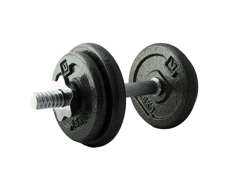 Разборная гантель LiveUp Dumbbell Set 1 x 10 кг, черный