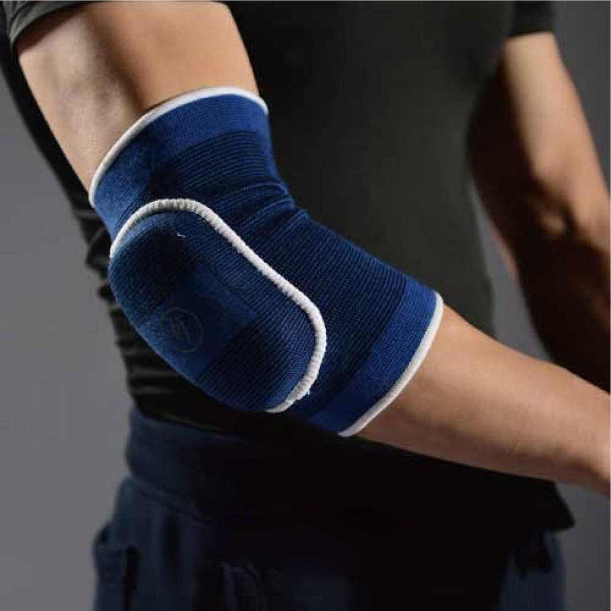 фото Суппорт liveup elbow support синий 40 см