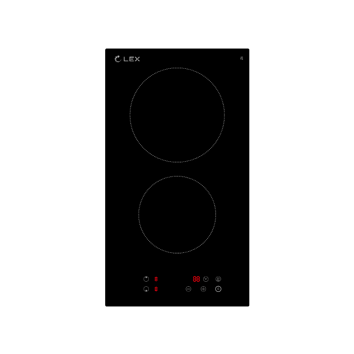 

Встраиваемая электрическая панель Lex HH 3020 BL, HH 3020 BL