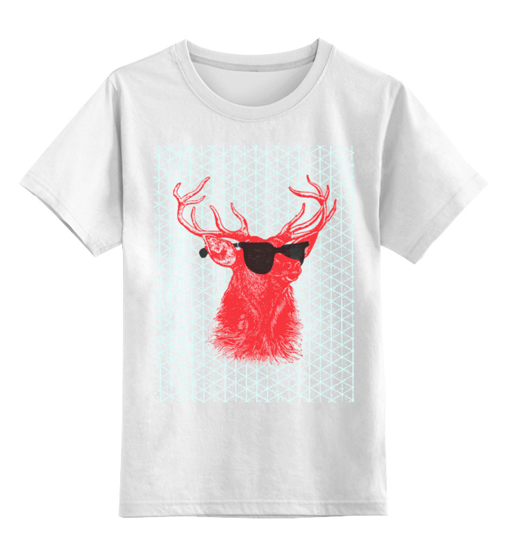 

Детская футболка Printio Deer цв.белый р.116, 0000000737330