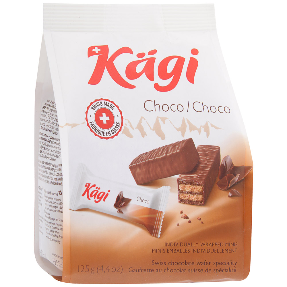 

Вафли Kagi Choco mini с шоколадным кремом в молочном шоколаде