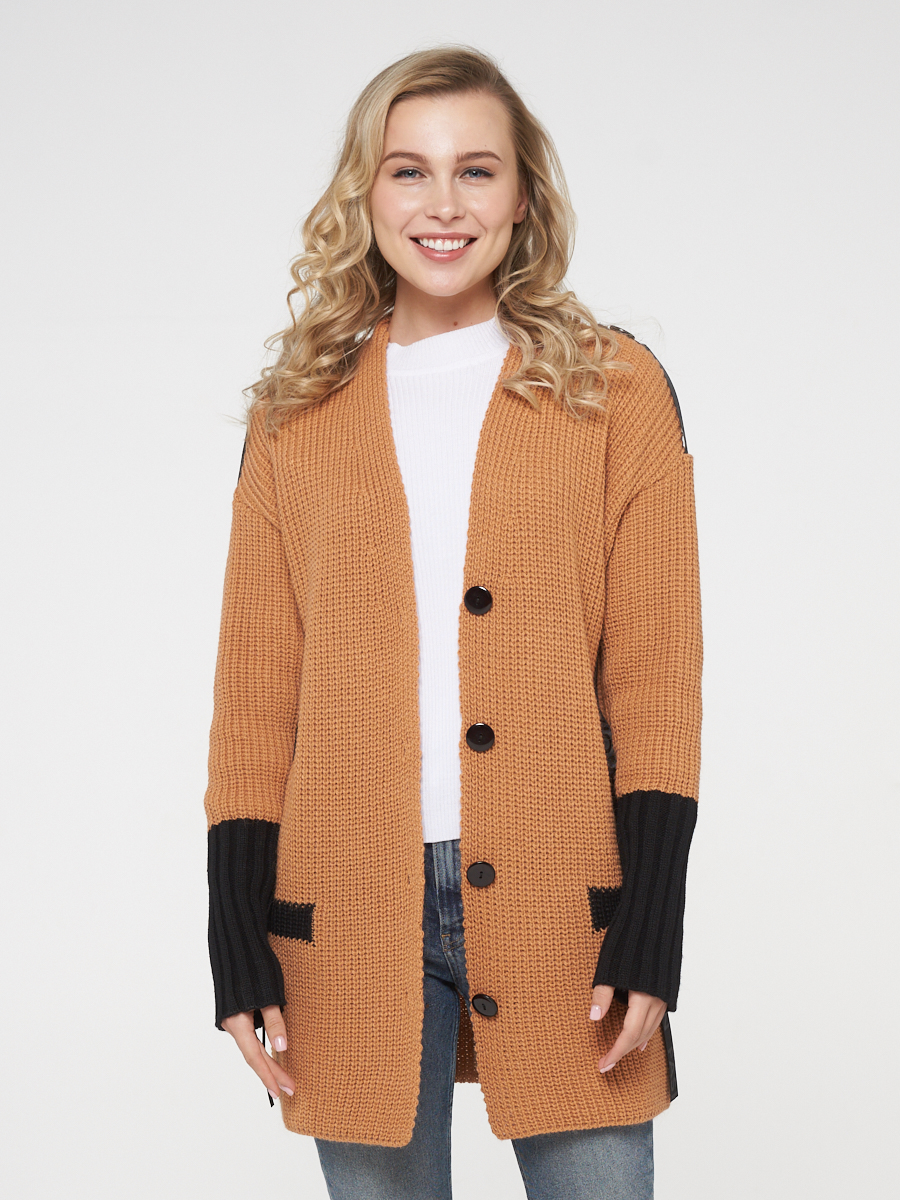 

Кардиган женский VAY 202-1647 коричневый 50 RU, 202-1647