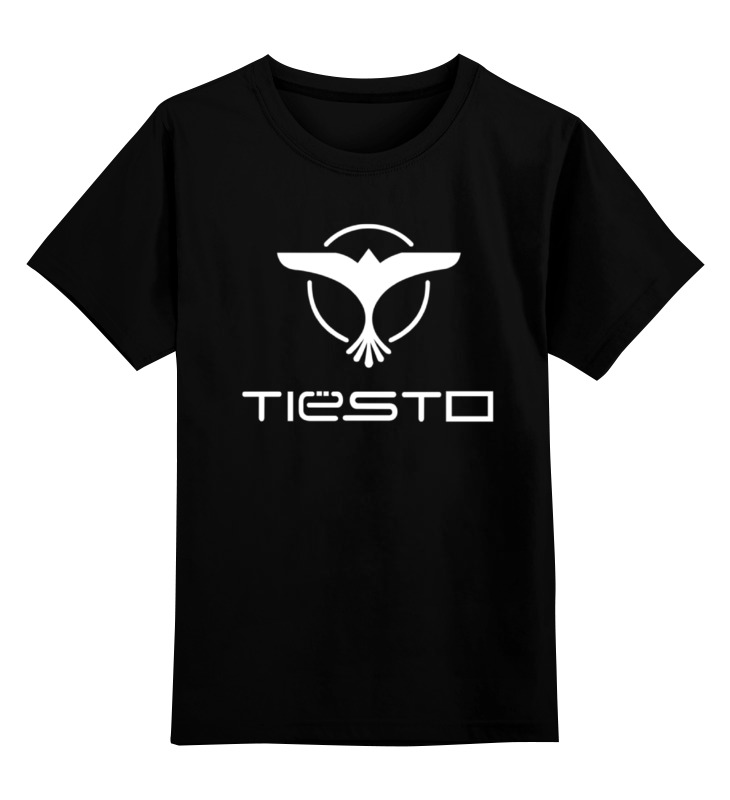 

Детская футболка Printio Tiesto тиесто цв.черный р.116, 0000000730110