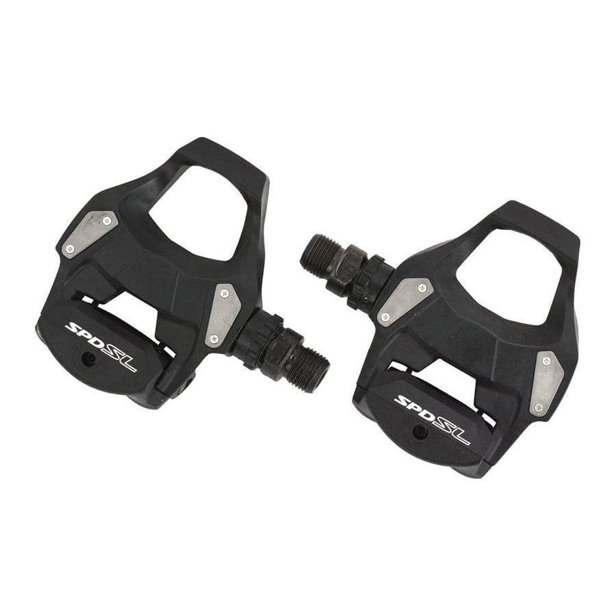 фото Педали велосипедные shimano rs500 spd-sl с шипами sh11 epdrs500