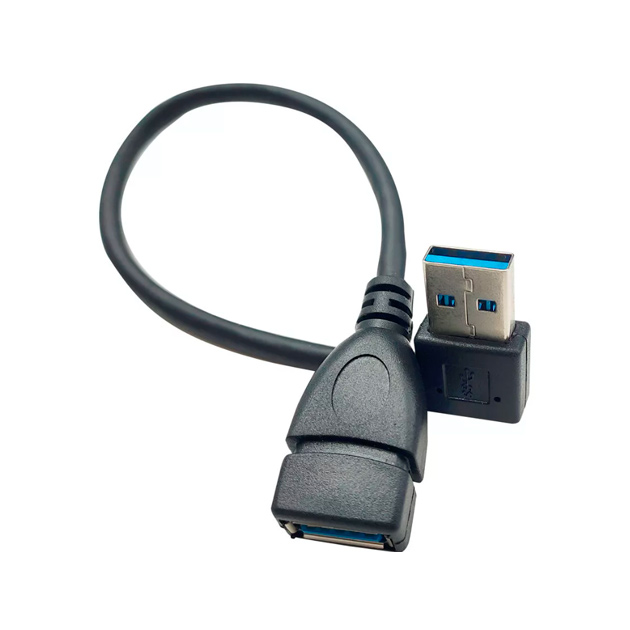 фото Кабель nobrand usb a-usb a, m-f 0,33м black