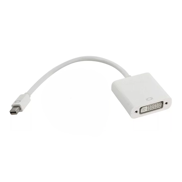 

Адаптер NoBrand Mini DisplayPort-DVI, M-F 0,23м White, Белый