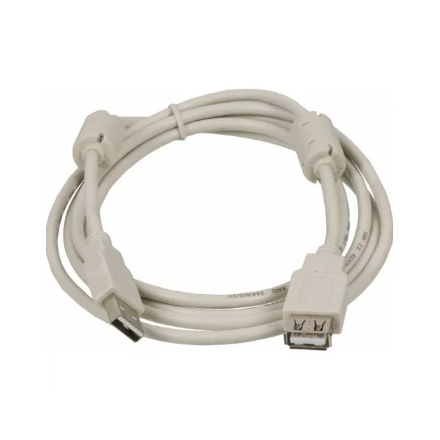Кабель NoBrand USB A-USB A, M-F 3м White