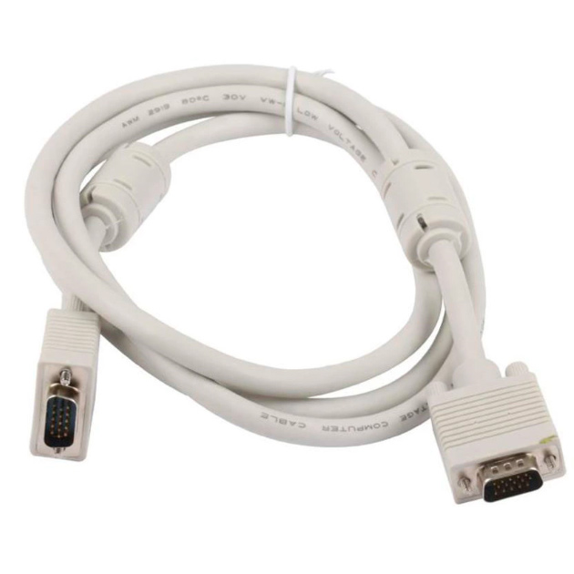 

Кабель NoBrand VGA-VGA, M-M 1,8м White, Белый