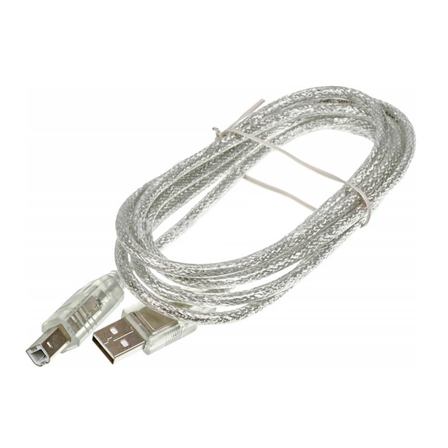 фото Кабель ningbo usb a-usb b, m-m 1,8м transparent