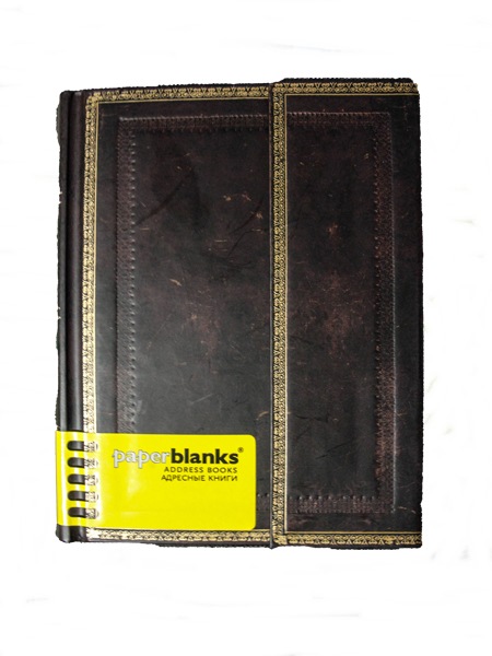 

Алфавитная книга Paperblanks Black Moroccan Mini 100*140 мм, mini