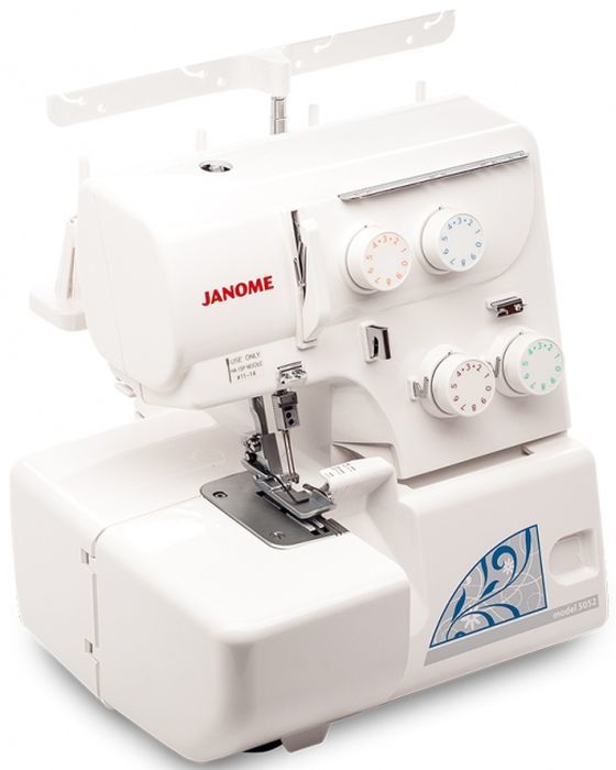 фото Оверлок janome 5052 white