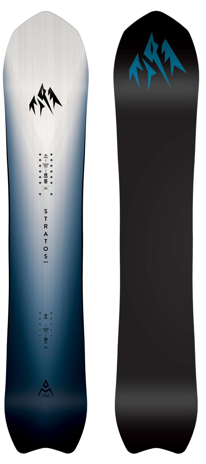

Сноуборд Jones Stratos 2021, black/blue/grey, 161W см, Stratos