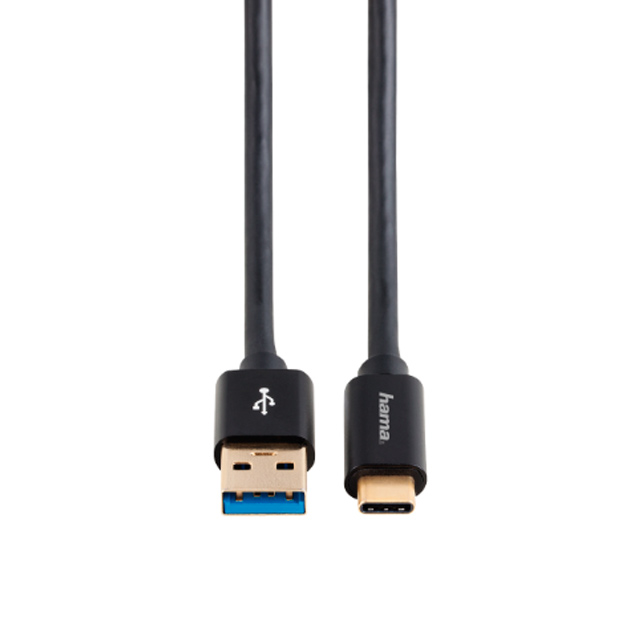 фото Кабель hama usb -usb type-c 1м black