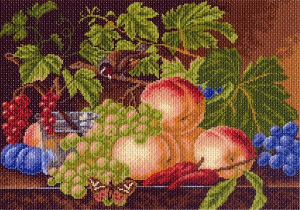 

Канва с рисунком 'Матренин посад' 'Воспоминание об осени', 37*49 см 1002