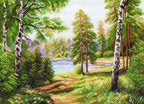 

Канва с рисунком 'Матренин посад' 'Дивная пора', 37*49 см 1139