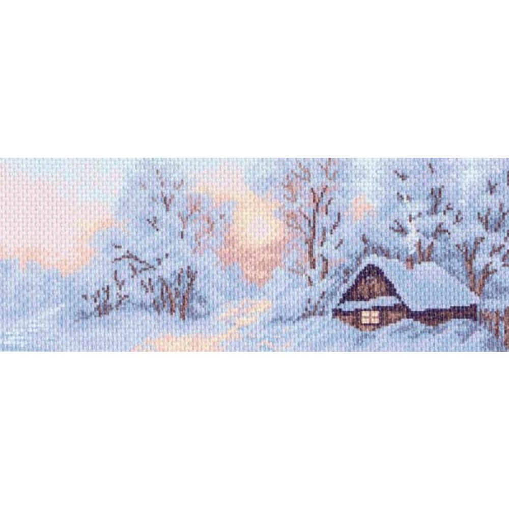 

Канва с рисунком 'Матренин посад' 'Морозное утро', 24*47 см 1202