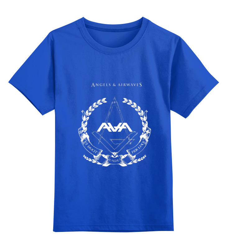 

Детская футболка Printio Angels and airwaves freemason цв.синий р.128, 0000000731090