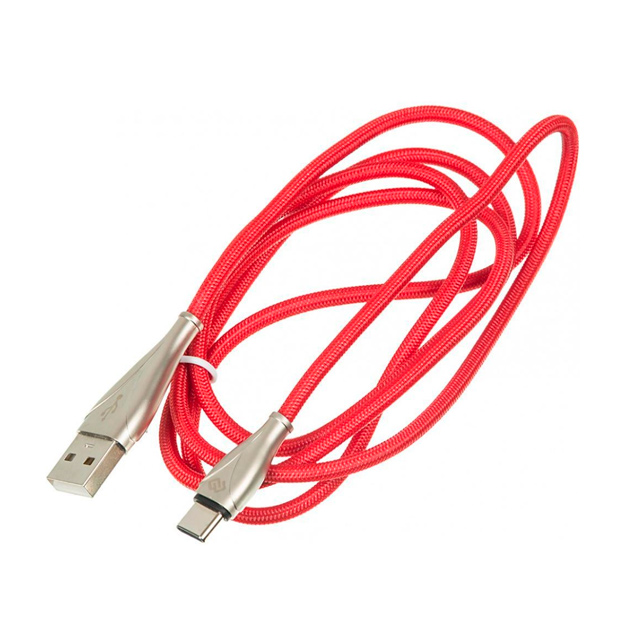

Кабель Digma USB A(m)-USB Type-C (m) 1.2м red/silver