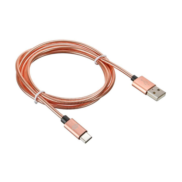 фото Кабель digma usb a(m)-usb type-c (m) 1.2м rose gold