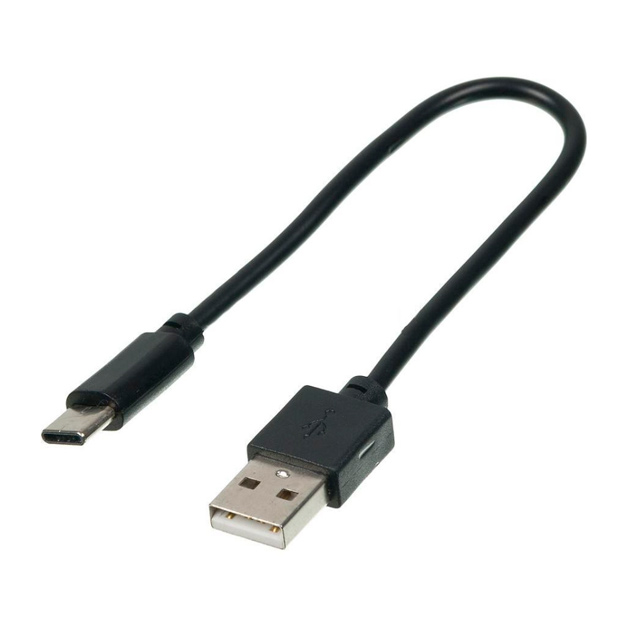 Кабель Digma USB A(m)-USB Type-C (m) 0.15м Black