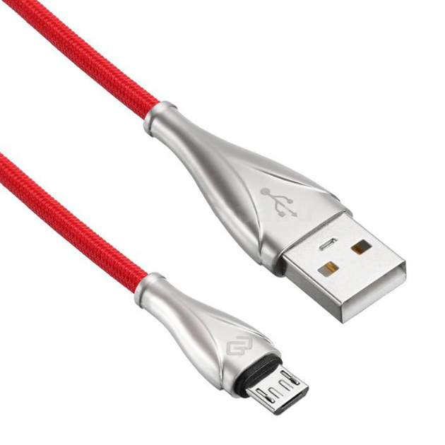 фото Кабель digma usb a(m)-micro usb b (m) 3м red