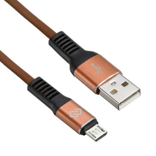 фото Кабель digma usb a(m)-micro usb b (m) 1.2м brown simple