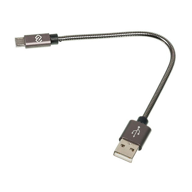 

Кабель Digma USB A(m)-micro USB B (m) 0.15м Grey