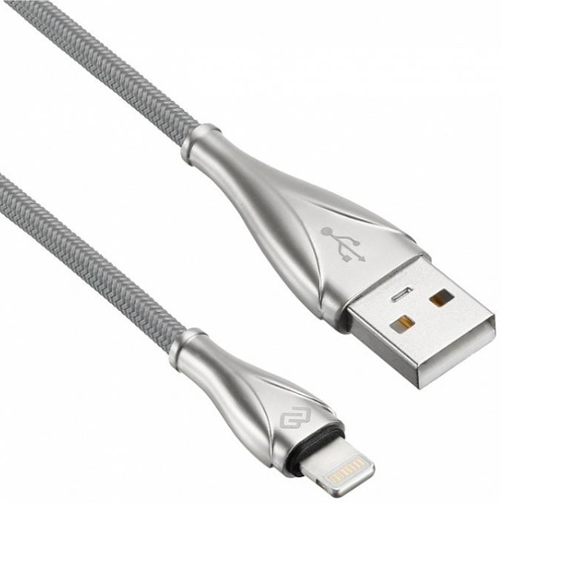 фото Кабель digma usb a(m)-lightning (m) 3м silver