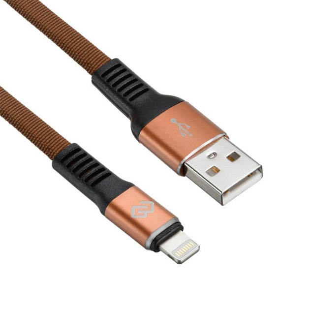 фото Кабель digma usb a(m)-lightning (m) 3м brown