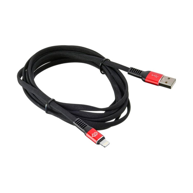 фото Кабель digma usb a(m)-lightning (m) 3м bl/red