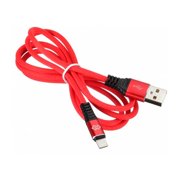 фото Кабель digma usb a(m)-lightning (m) 3м red