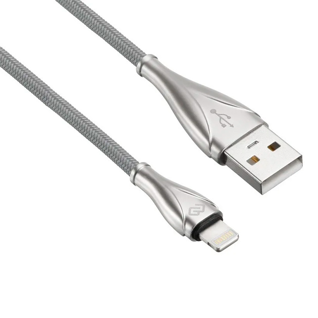 фото Кабель digma usb a(m)-lightning (m) 1.2м silver