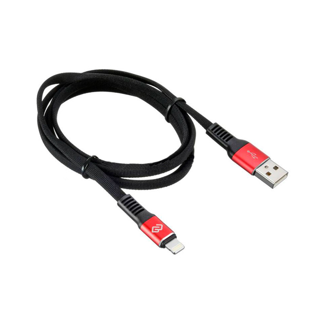 фото Кабель digma usb a(m)-lightning (m) 1.2м bl/red