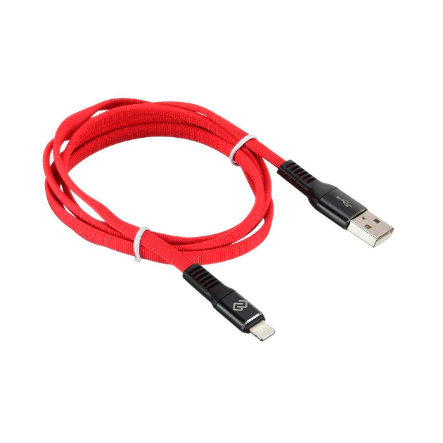 Кабель Digma USB A(m)-Lightning (m) 1.2м Red