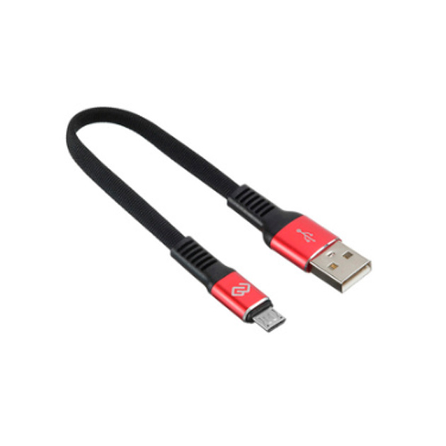 фото Кабель digma usb a(m)-lightning (m) 0.15м black