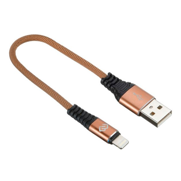 фото Кабель digma usb a(m)-lightning (m) 0.15м gold