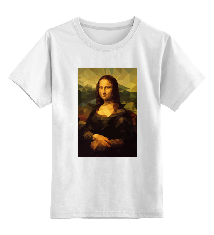 

Детская футболка Printio Мона лиза mona lisa цв.белый р.128, 0000000727453