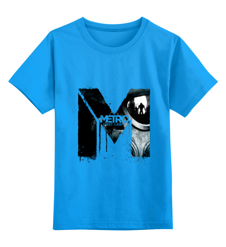 

Детская футболка Printio Metro last light цв.голубой р.128, 0000000726774