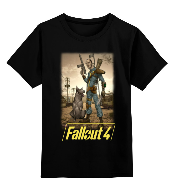 

Детская футболка Printio Fallout 4 цв.черный р.140, 0000000749470