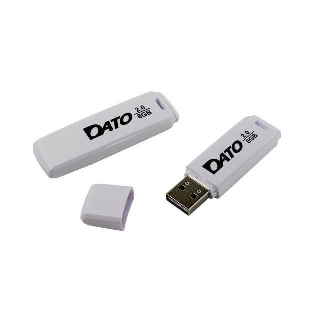 фото Флешка dato db8001 8гб white (db8001w-08g)