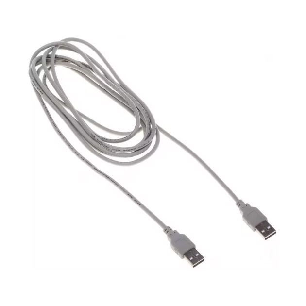 фото Кабель buro usb a-usb a, m-m 3м grey