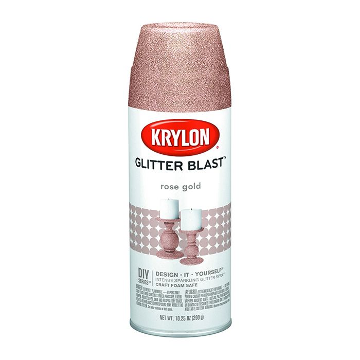 фото Краска krylon glitter blast, розовое золото, 0,29 кг