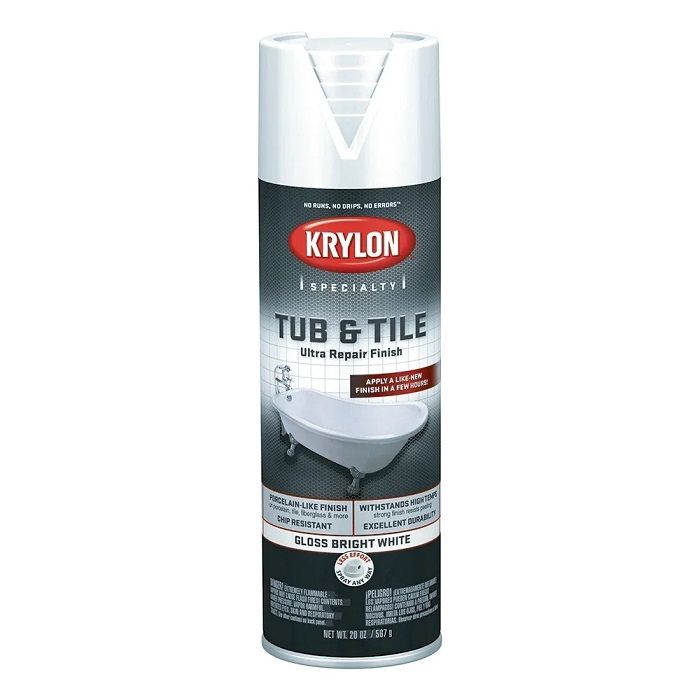 

Краска KRYLON для ремонта ванн и керамической плитки «Белый» 480 гр.