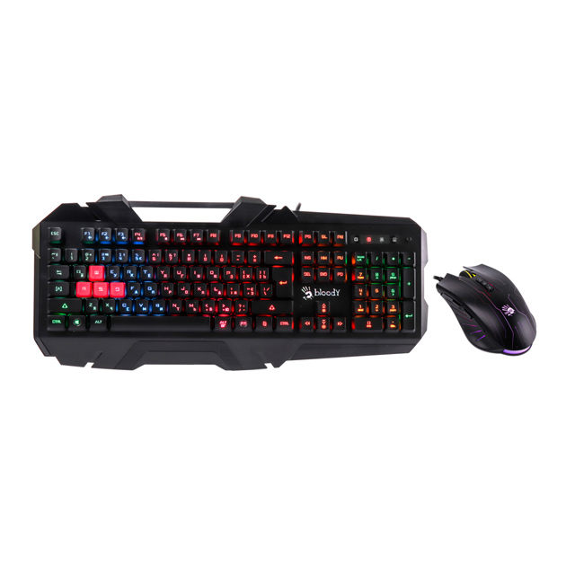 фото Комплект клавиатура и мышь a4tech bloody b2500 black