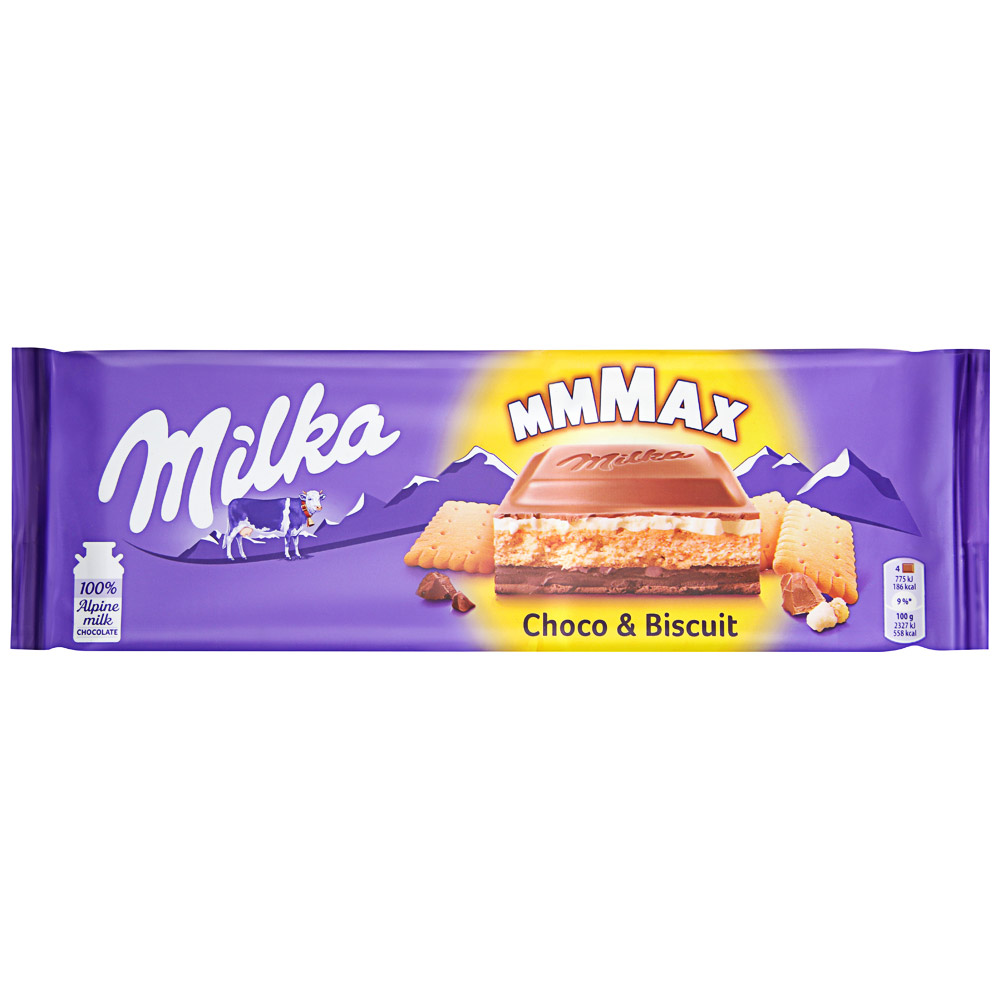 фото Шоколад milka/милка молочный с печеньем 300г