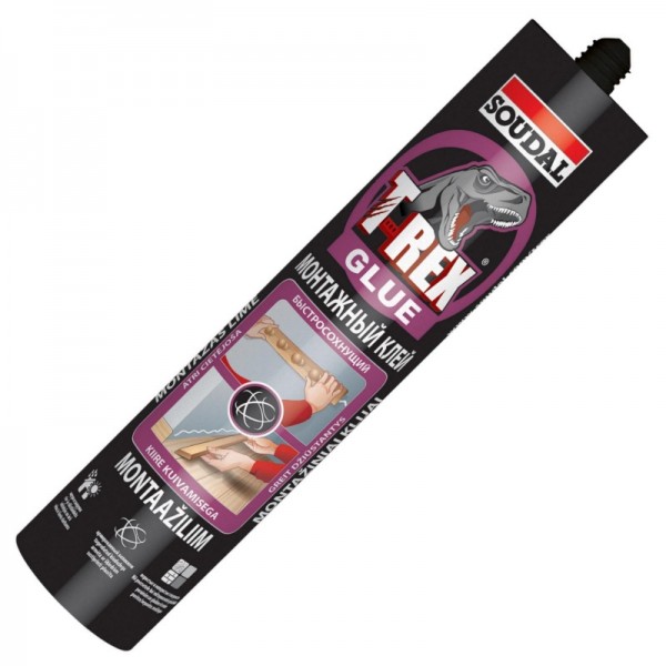 

Клей SOUDAL T-REX быстросохнущий 380 мл