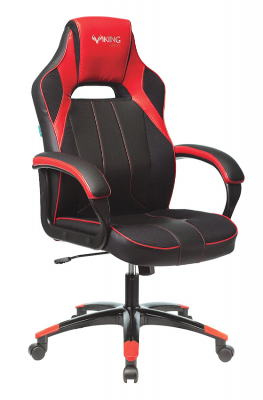 фото Игровое кресло zombie viking 2 aero red, черный/красный