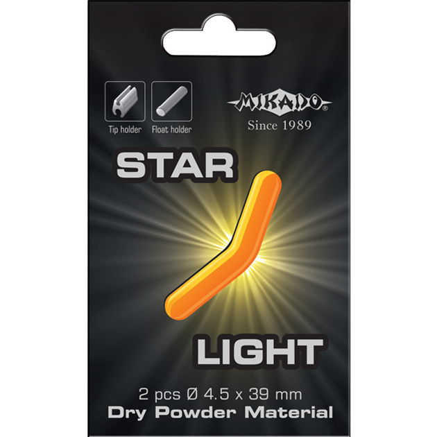 

Светлячок Mikado STARLIGHT @ 4,5 х 39 mm ( 1 уп.-2шт.), Зеленый